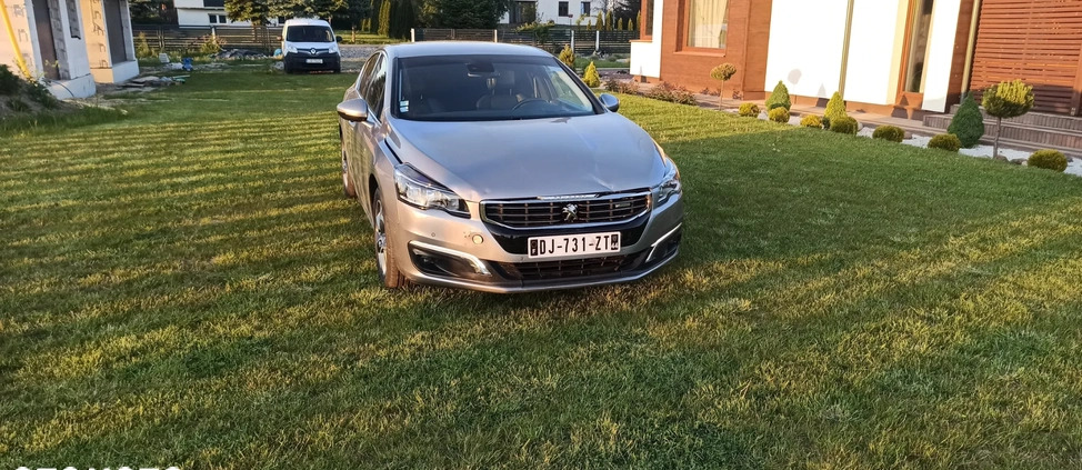 Peugeot 508 cena 31900 przebieg: 230000, rok produkcji 2014 z Rawicz małe 277